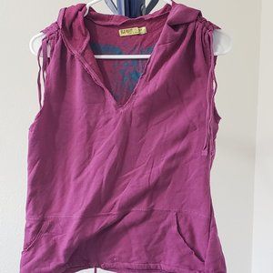 Junior's XS Purple Sleeveless Hoodie from Old Navy